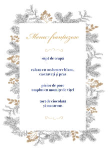 Meniu 1 ianuarie
